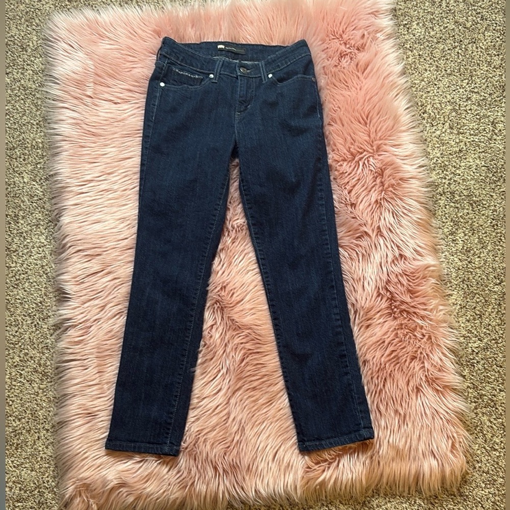 Levi's Petite Mid-Rise Skinny Jeans, Size 6P